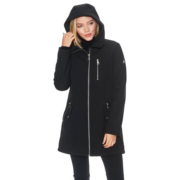 Softshell hooded jacket calvin klein Clearance